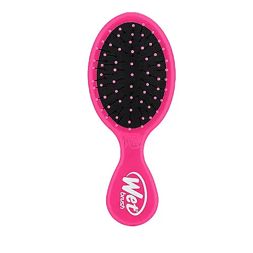 Wet Brush Mini Detangler Dolaşık Açıcı Saç Fırçası Pembe