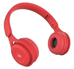 Jopus Ritmo JS-80 Mikrofonlu Katlanabilir Kablolu Kırmızı Kulak Üstü Kulaklık