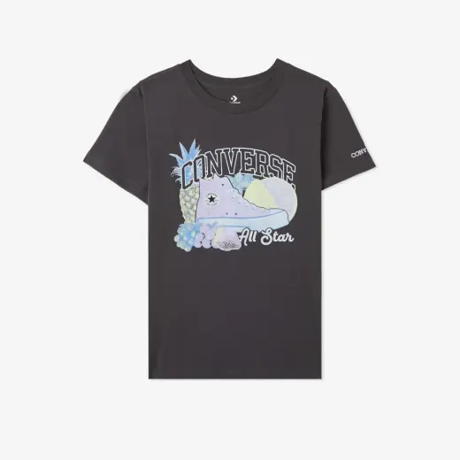 Converse Chuck &Fruit Çocuk Siyah T-Shirt