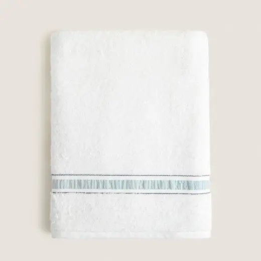 Alda Bambu Banyo Havlusu 85X150 Cm Marın Mavı