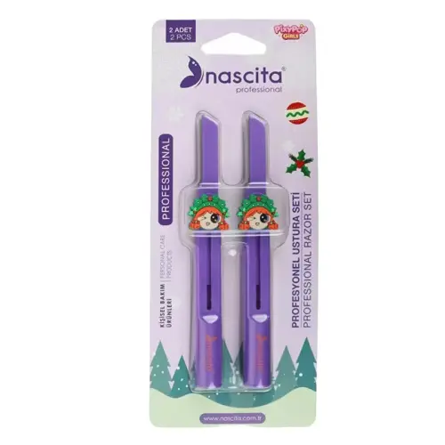 Nascita Pixy Pop Girls Kaş Usturası Seti - Mor 2 Adet
