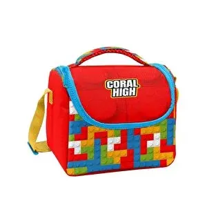 Coral High Renkli Blok Desenli Thermo Beslenme Çantası 11791