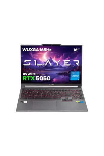 Game Garaj Slayer X5T-5050 C7 Intel Core i5 13500HX 16 GB RAM 1 TB SSD RTX5050 16" WUXGA 165Hz IPS FreeDOS Oyuncu Laptop