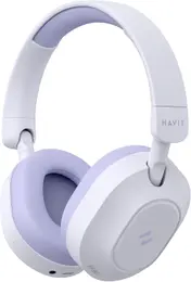 Havit H668BT ANC Bluetooth Kulaküstü Kulaklık - 80 Saat, Anc, Çift Cihaz Desteği, Hi-Res Audio (Mor) 1