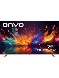 Onvo 75VQ90F3UA 4K Ultra HD 75" 190 Ekran Uydu Alıcılı Google Smart QLED TV 1