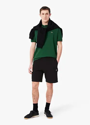 Siyah Regular Fit Erkek Şort