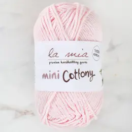 La Mia Mini Cottony 25 gr Pembe Bebek El Örgü İpi - L007 1