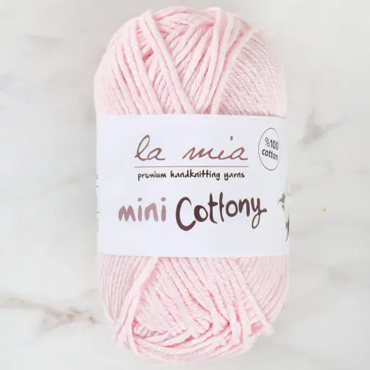 La Mia Mini Cottony 25 gr Pembe Bebek El Örgü İpi - L007