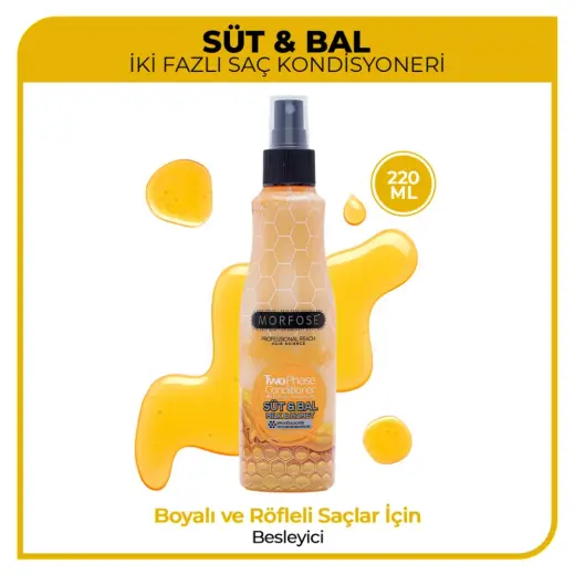 Morfose Süt Bal Çift Fazlı Fön Suyu 220 ml