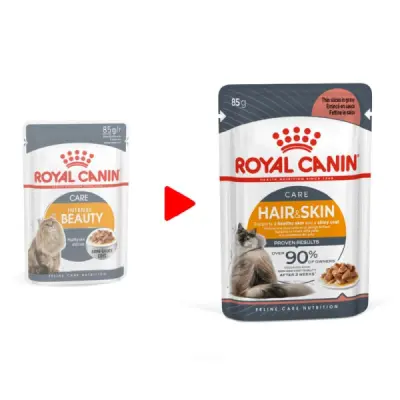 Royal Canin Intense Beauty Jöle İçinde Yetişkin Kedi Konservesi 85gr