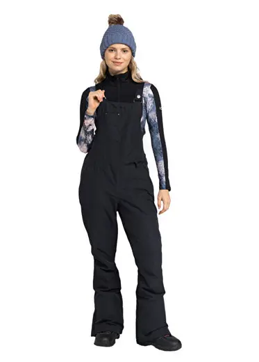 Rideout Bib Siyah Kadın Snowboard Pantolonu