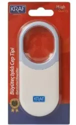 Kraf 311G Büyüteç Işıklı Cep Tipi