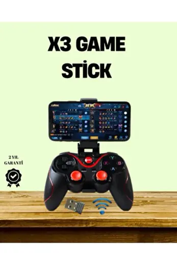 Mey İthalat® Ergonomik Tasarımlı Şarjlı Kablosuz Gamepad