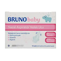 Bruno Baby Nazal Aspiratör Yedek Ucu 10 Adet 1