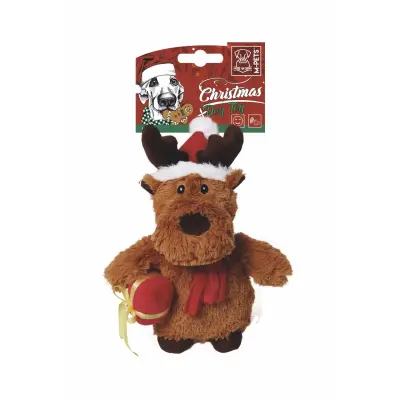 M-Pets Christmas Rudolph Sesli Peluş Köpek Oyuncağı 20x10x7cm