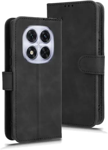 Xiaomi Redmi Note 14 Pro 4g Kılıf 360 Deri Cüzdan Kartvizitli Kap