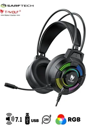 7.1 Rgb Profesyonel Gaming Mikrofonlu Gamer Oyuncu Kulaklığı Pc Ps Xbox Işıklı Rengarenk