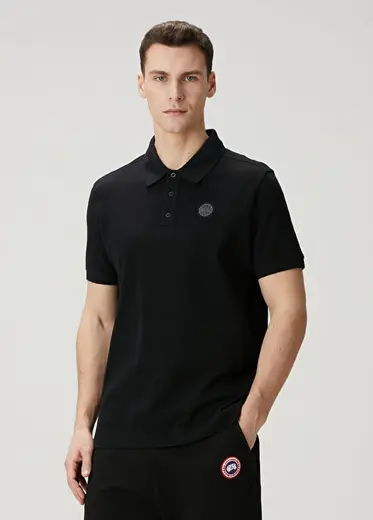 Beckley Siyah Polo Yaka T-shirt
