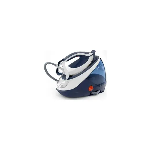 Tefal GV9221 Pro Express Protect 2600 W Buhar Kazanlı Ütü – Yüksek Basınç, Damlama Önleme ve Otomatik Kapanma Özellikli, Beyaz-Mavi