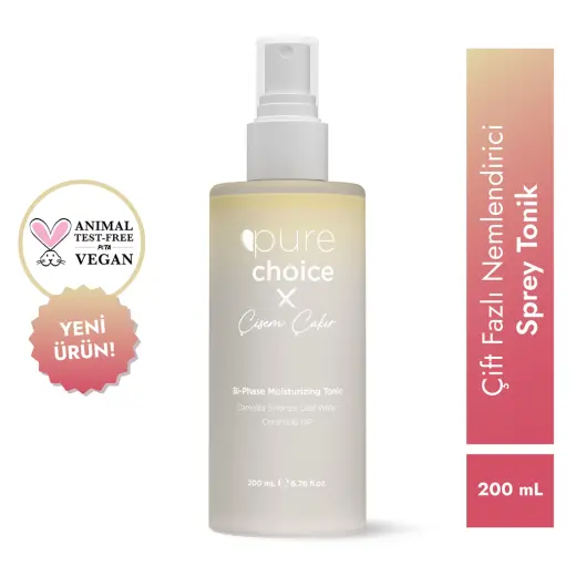Pure Choice Çift Fazlı Nemlendirici Sprey Tonik 200 ml