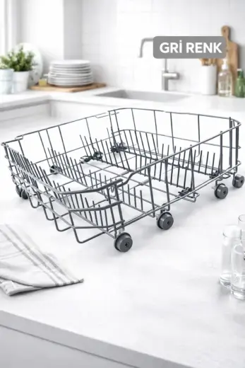 Arçelik 6220 T Bulaşık Makinesi Alt Sepeti(GRİ)