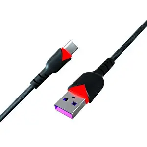 Syrox C91 2 A 110 CM Siyah Micro Data ve Şarj Kablosu