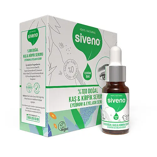 Siveno Kaş ve Kirpik Güçlendirici Doğal Serum 10 ml