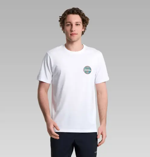 CSC Button Stamp Scripted Erkek Kısa Kollu T-Shirt