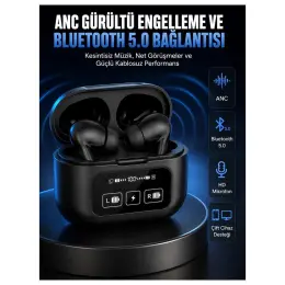 sbodurhome Yeni Nesil Pro Ekranlı Bluetooth Kulaklık 5.0 Bluetooth 1