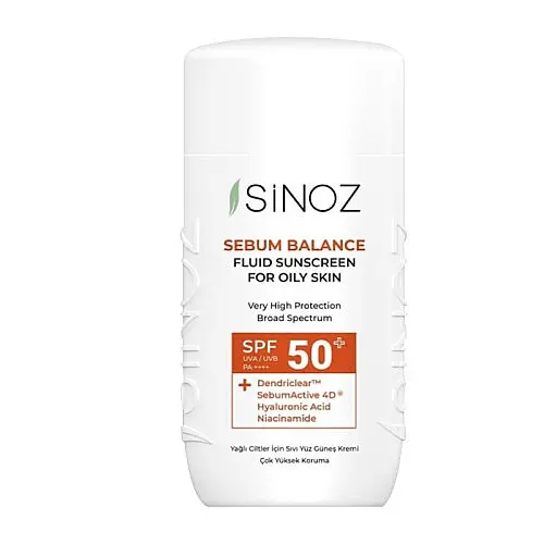 Sinoz Yağlı Ciltlere Özel Aydınlatıcı Güneş Kremi SPF50 50 ml