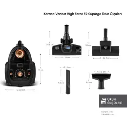 Aesco Karaca Vantuz Hıgh Force F2 Matte Black-Copper 3