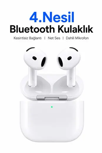 4.Nesil ANC Android ve IOS İphone Uyumlu Kablosuz Mikrofonlu Bluetooth Kulaklık