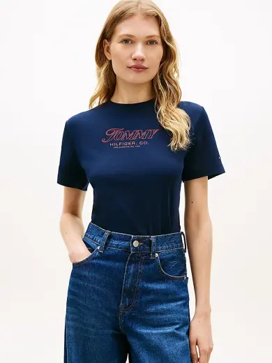 Kadın Tilt Graphic Regular T-shirt