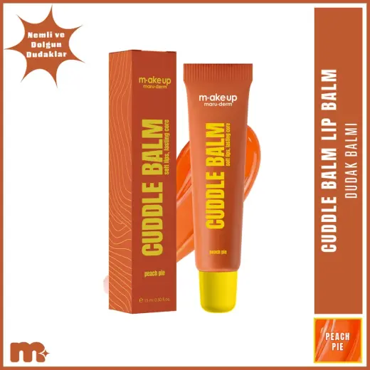 Maruderm Make Up Cuddle Balm Dudak Balmı Peach Pie
