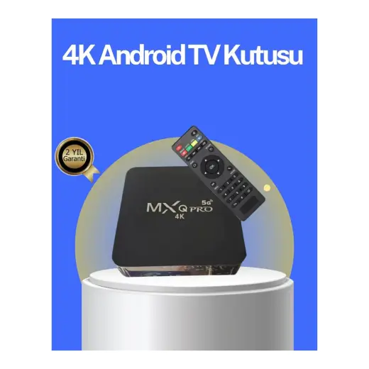 Akıllı Android Tv Box – 4K Çözünürlük, 2 gb Ram, 16 GB Depolama, Hızlı Wi-Fi