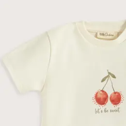 Cherry Boom Tshırt Vanilya 2