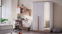 Boheems 3 Kapaklı Gardırop 4