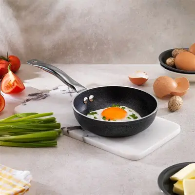 Schafer Micro Mini 14 Cm Yanmaz Yapışmaz Tava-Antrasit