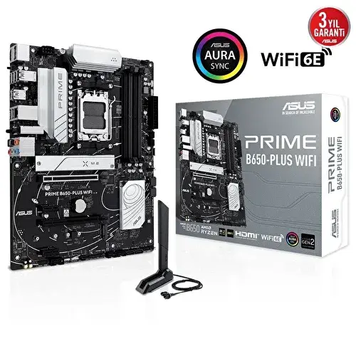 ASUS PRIME B650-PLUS WIFI AM5 DDR5 ATX Anakart