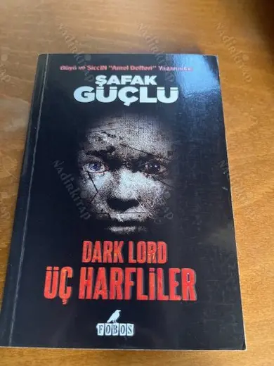 DARK LORD ÜÇ HARFLİLER İMZALI İTHAFLI