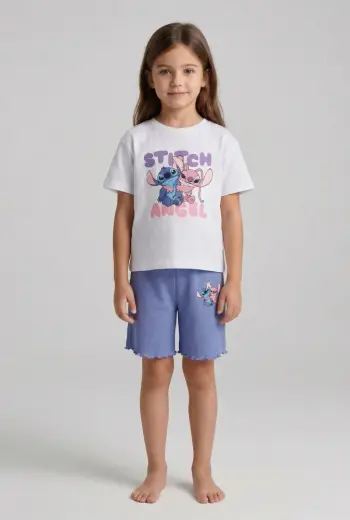 Stitch Tişört ve şort takım