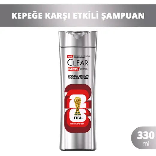 Clear Men Special Edition FIFA World Cup Kepeğe Karşı Etkili Şampuan 330 ml