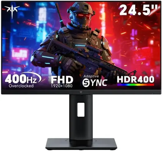 KTC H25X7 24.5" 1Ms 360Hz (400Hz O.C.) FHD Fast IPS HDR400 Gaming Monitör