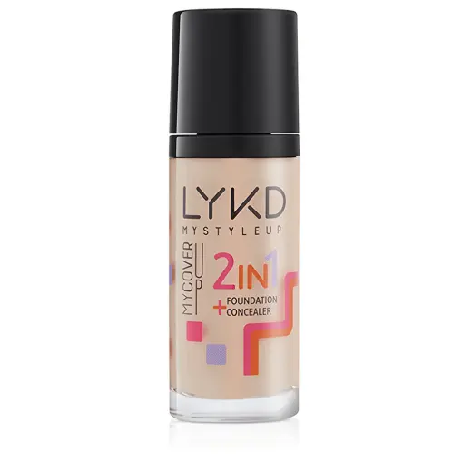 LYKD 2 in 1 Fondöten 133 Rose Almond