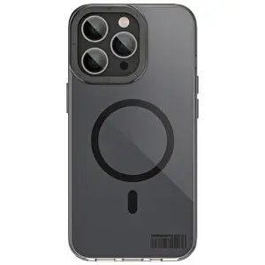 Youngkit Ll007 Coloured Glaze iPhone 14 Pro Siyah Sert Silikon Kılıf