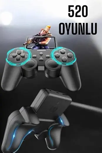 Mey İthalat® S10 Sup 520 Oyunlu Gamepad TV Uyumlu Gamepad