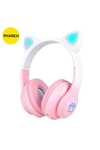 STN-28 Pro Kedi Kulaklı RGB Bluetooth Kulaklık
