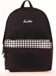 Kaukko K1628 Basıc Colors Sırt Çantası Siyah Patern
