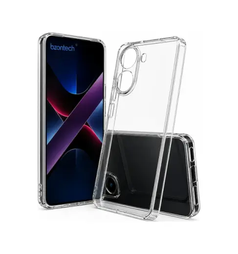 Poco X7 Pro Kılıf Şeffaf Kamera Korumalı 3d