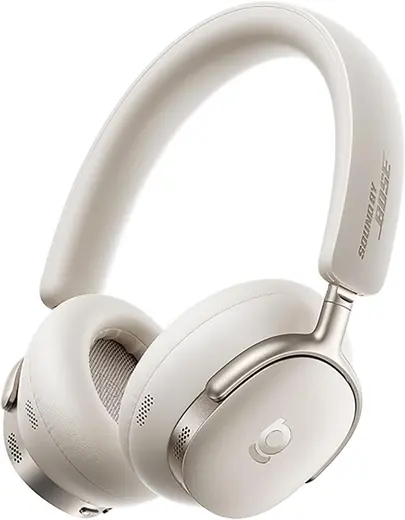 Baseus Inspire Sound by Bose XH1 ANC 100 saat çalma süresi 4 mikrofon BT6.0 Kablosuz Kulak Üstü Kulaklık, Beyaz